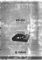 Yamaha YPD-8 - Service Manual 